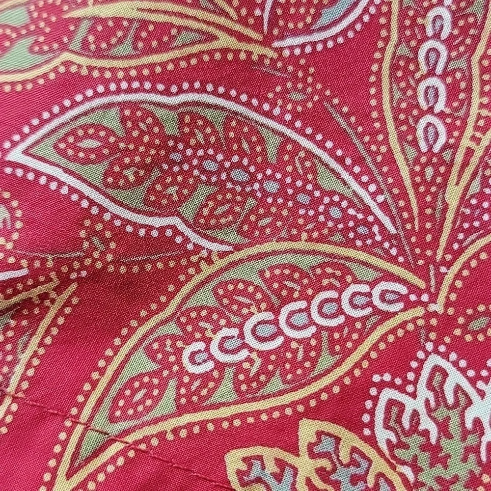 Pottery Barn Organic Cotton Made in Portugal Red Paisley 2 Pillowcases 29